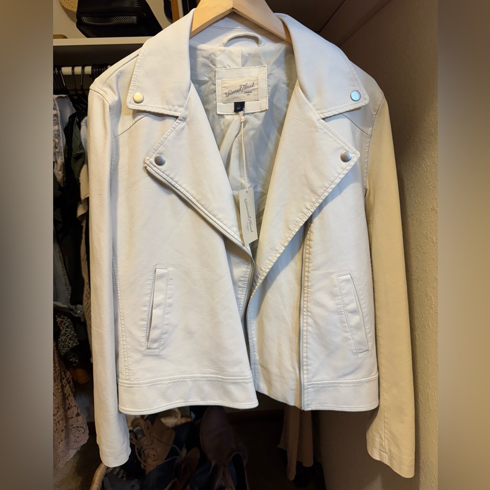 Faux leather jacket